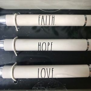 🆕Rae Dunn Pen Set Faith Hope Love